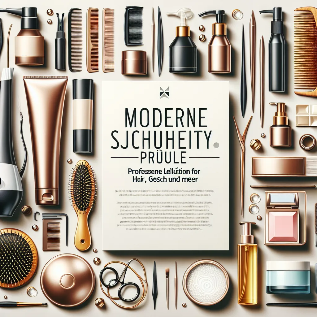 Moderne Schönheitspflege – professionelle Lösungen für Haar, Gesicht und mehr